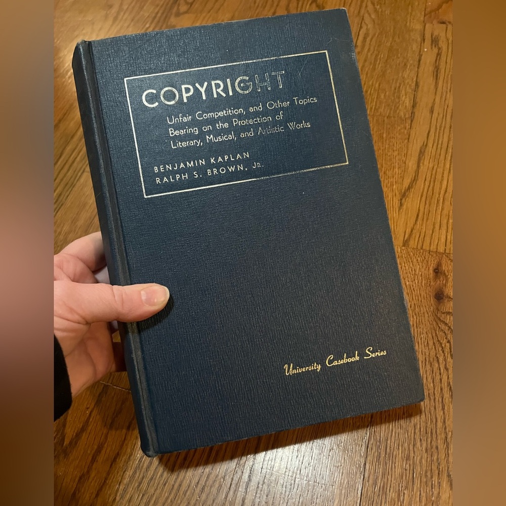 Cases on Copyright, Unfair Competition and Other Topics Bearing on the Hardcover